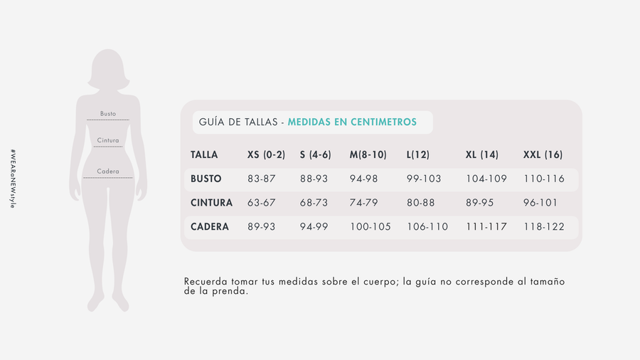 Guía de tallas